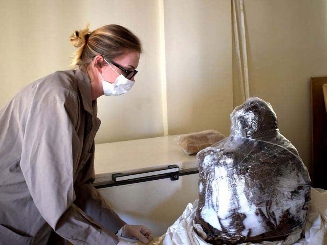 Adolescente inca offert en sacrifice au Pérou, il y a 3 500 ans.