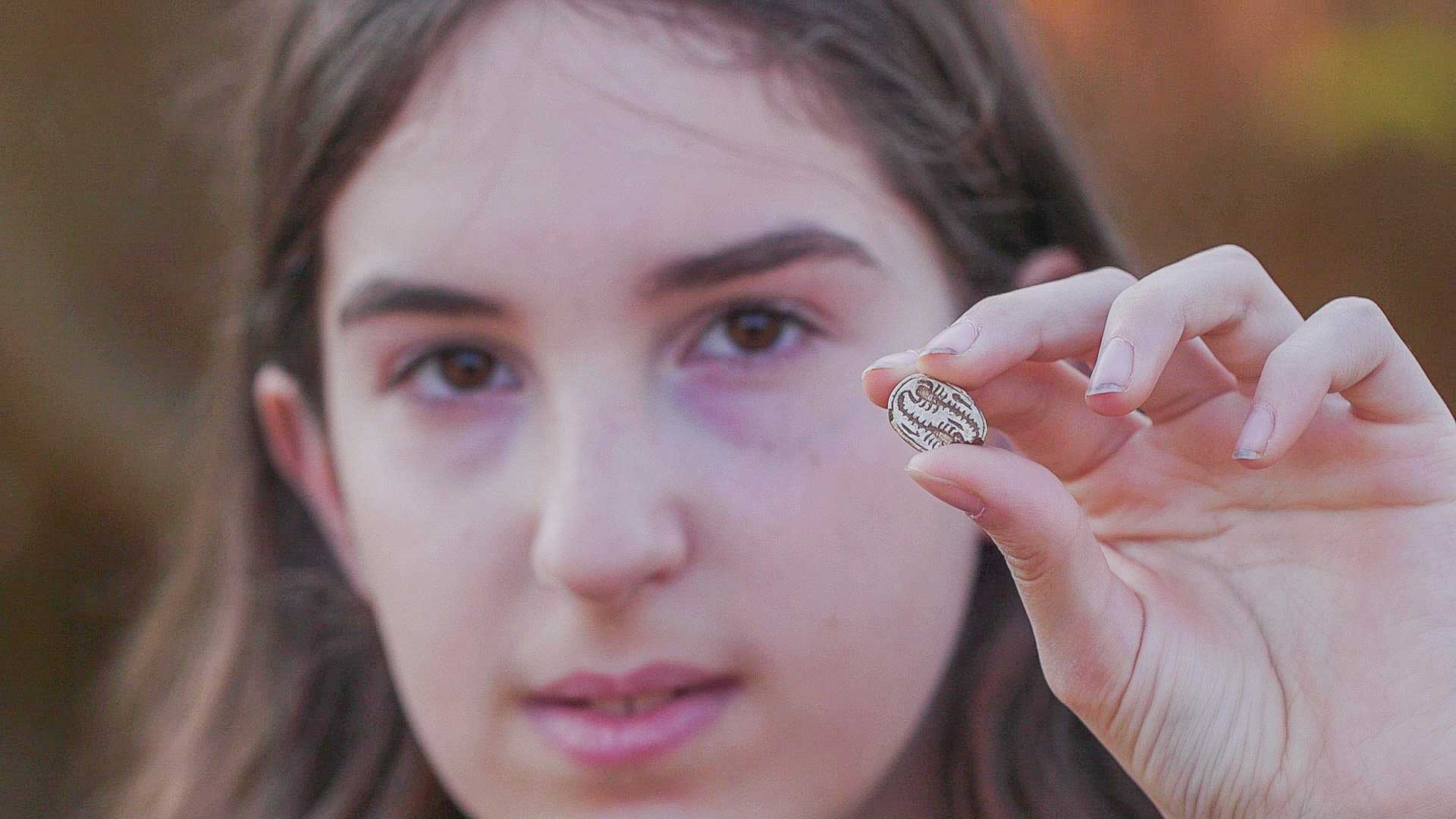 Amulette égyptienne à Tel Qana en Israël, vieille de 3 500 ans.