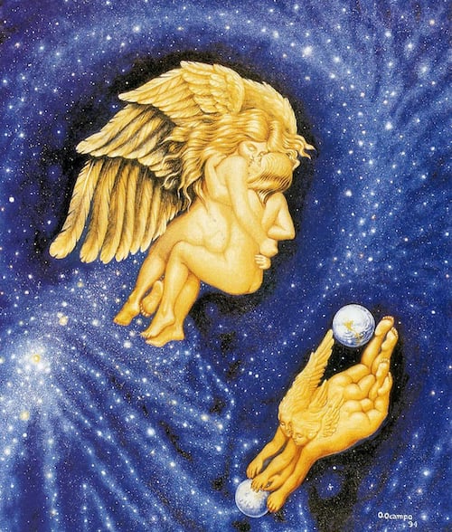 Corps célestes par Octavio Ocampo.