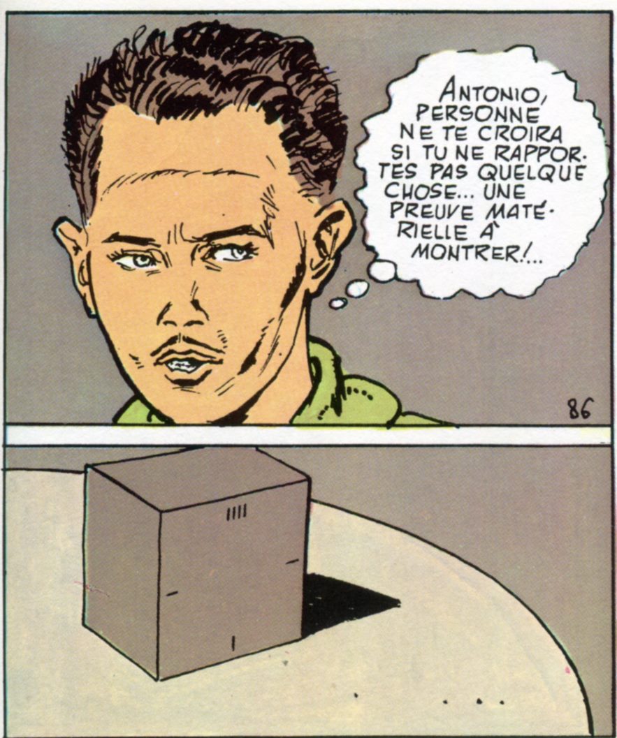 Antonio Villas quitte l'aéronef des humanoïdes, au Brésil, la nuit du 15 octobre 1957.