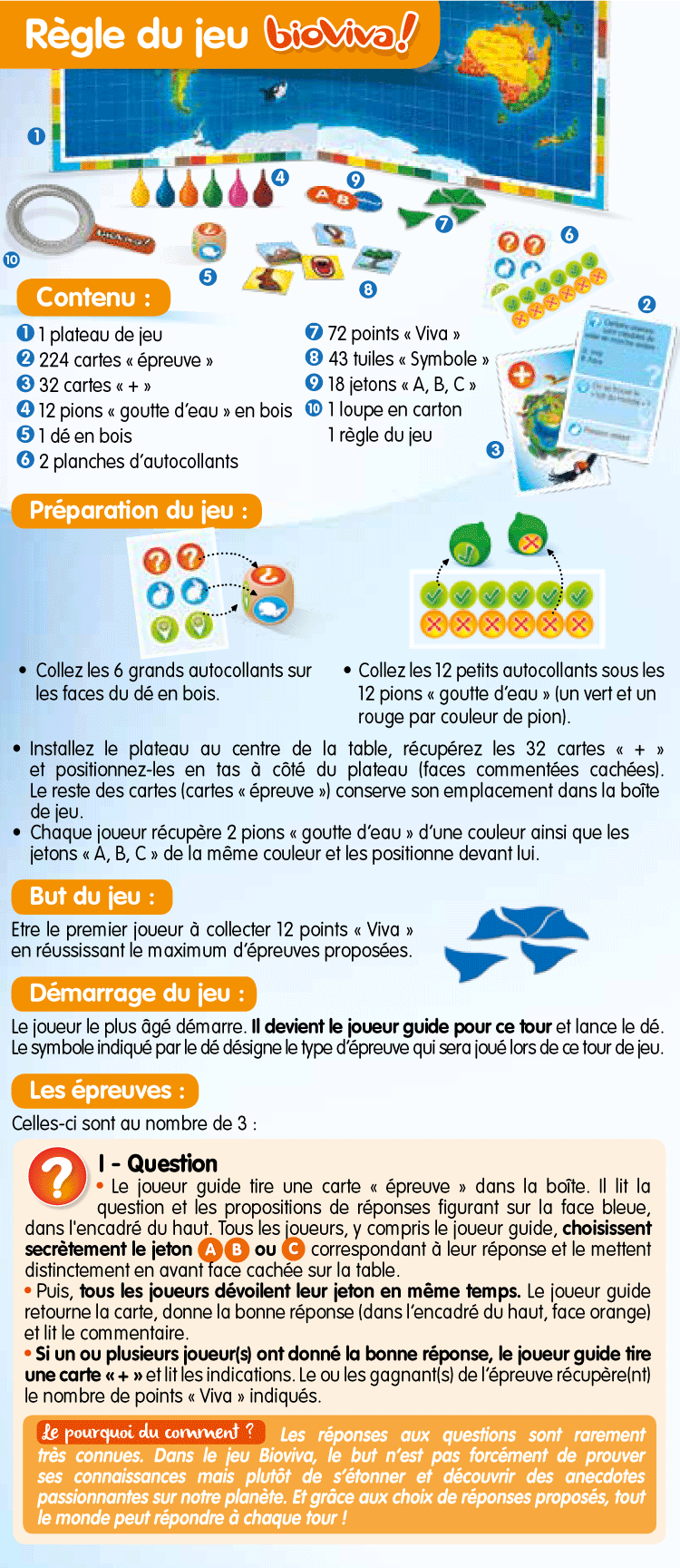 Jeu de société dès 8 ans: Bioviva.