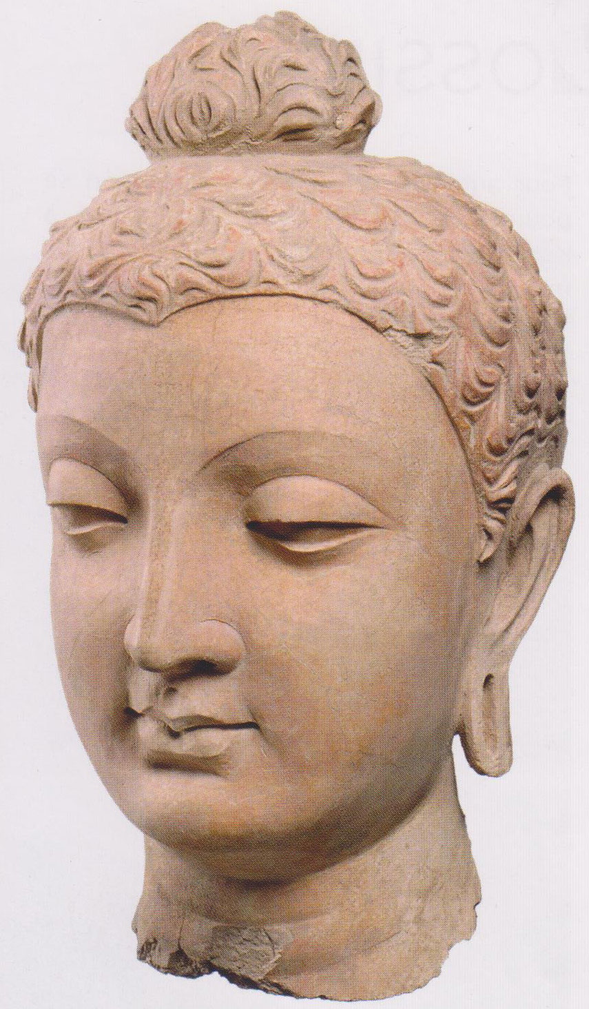 Bouddha ou déesse aux longues oreilles en Afghanistan