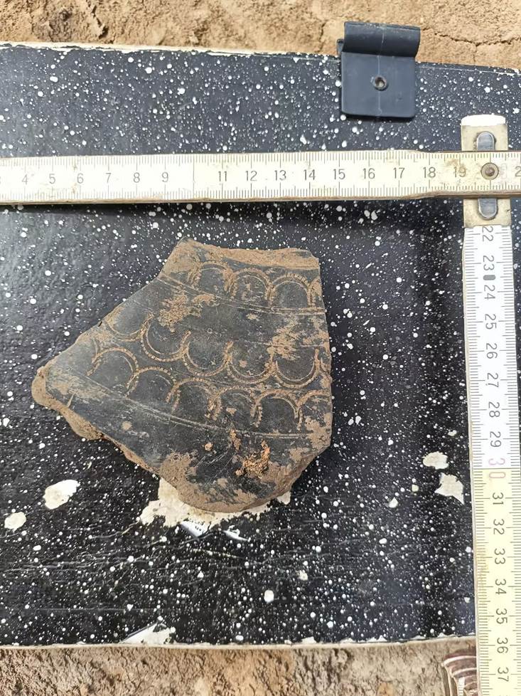 Présence de céramique dans des maisons à colombages en Tchéquie.
