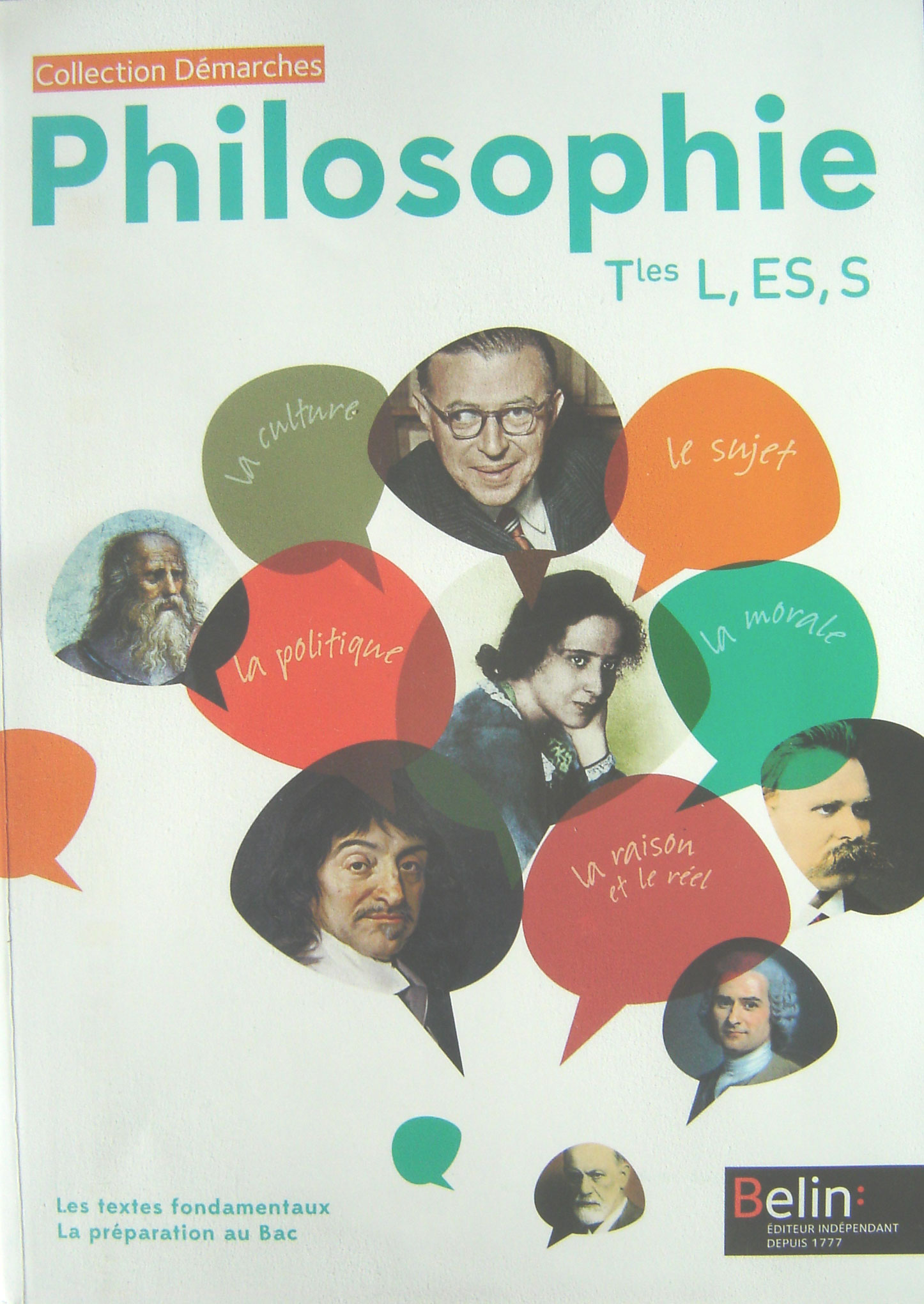 Couverture de philosophie, Terminales L, ES, S