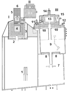 Plan de Deir al-Bahari
