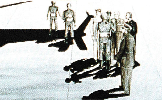 Le président Eisenhower rencontre des Extraterrestres sur la base d'Edwards Air Force en 1954.