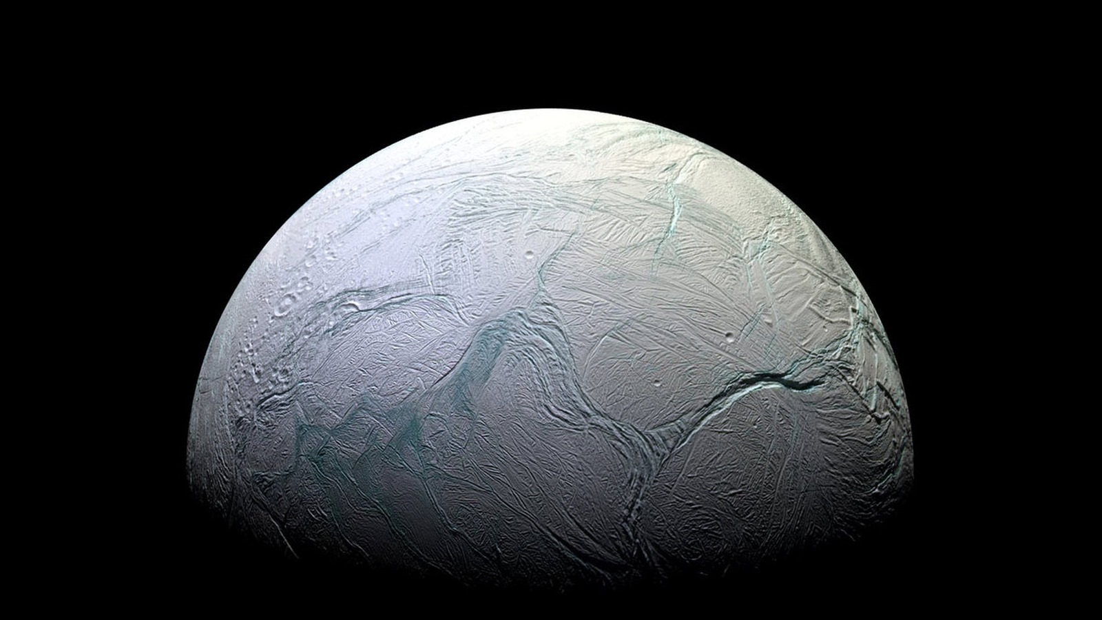 Rayures de Tigre, sur Encelade, lune de Saturne.