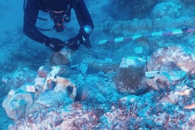 Epave d'un navire byzantin en Croatie