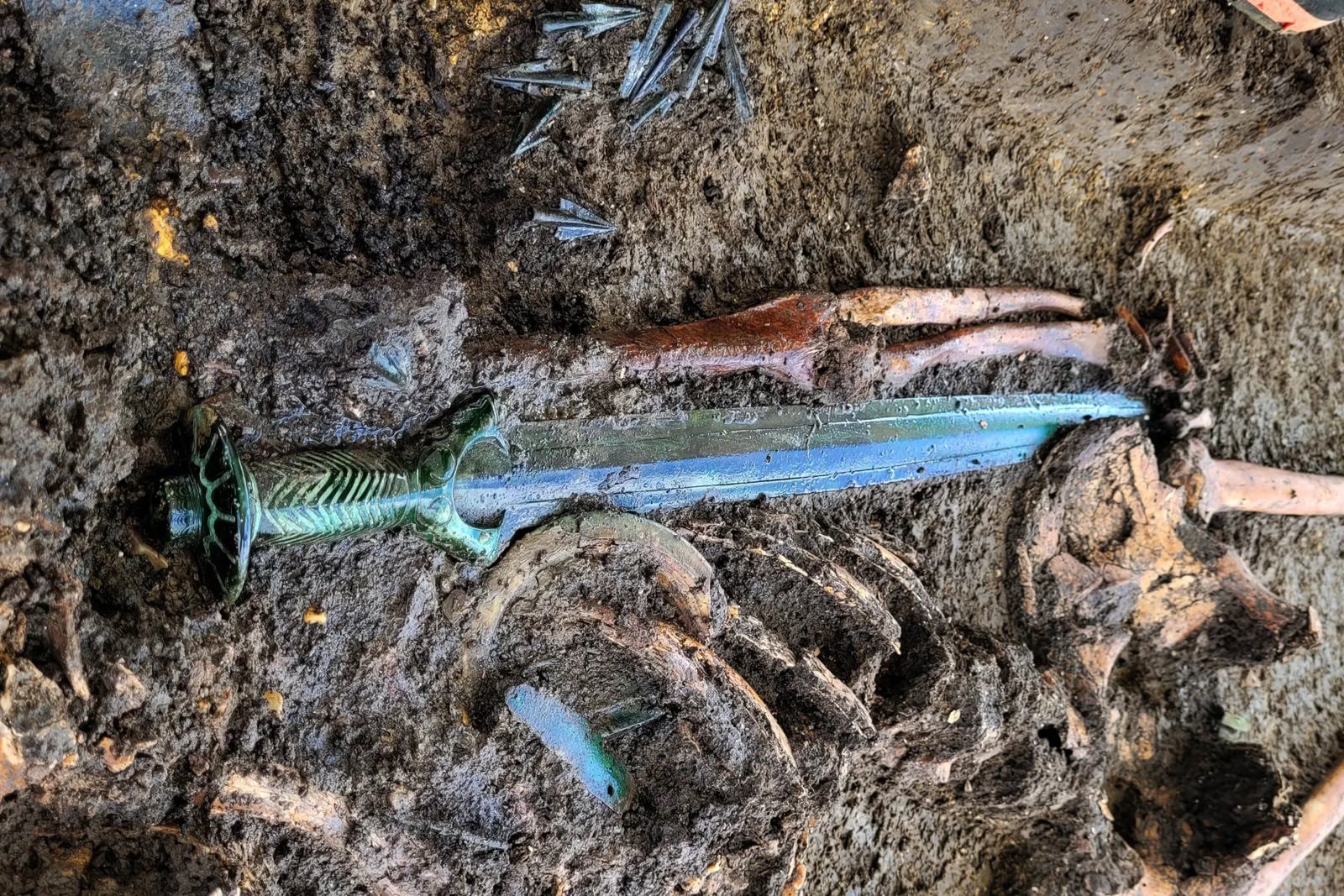 Epée allemande vieille de 3 000 ans.