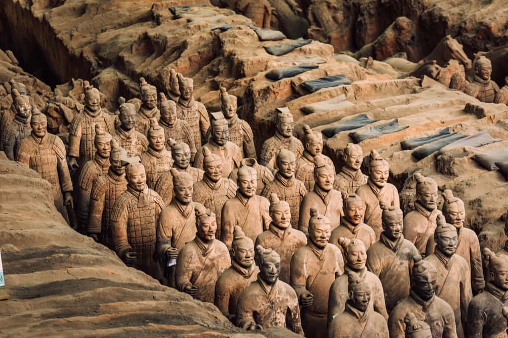 Guerrier de l'empereur Qin Shi Huang (221 à 206 ans avant notre ère.