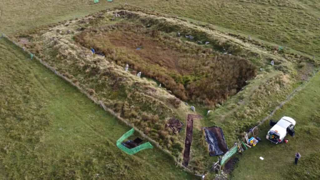 Halle du roi Arthur à Bodmin Moor dans la région des Cornouailles au Royaume-Uni.