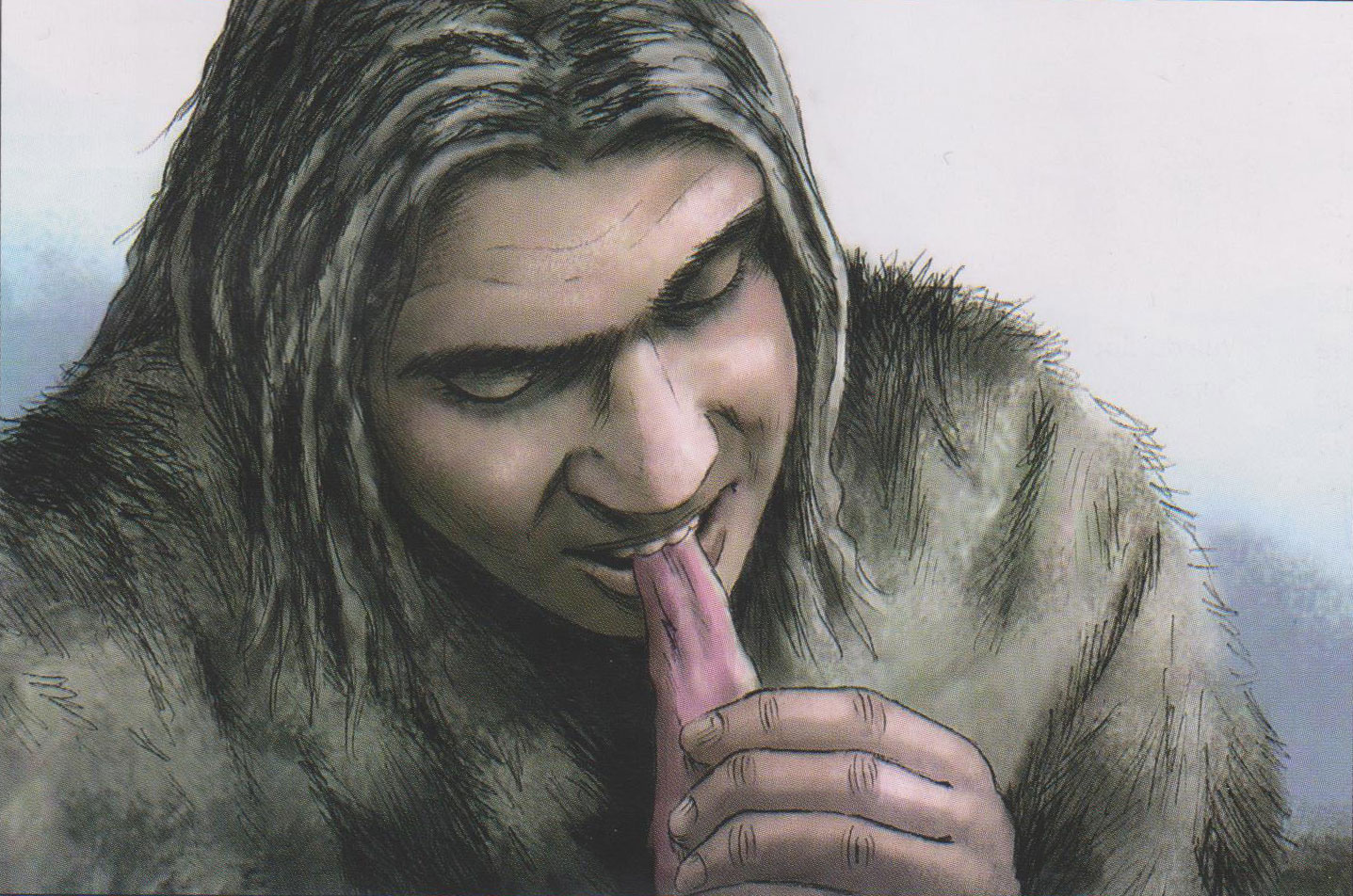 Homo néanderthalensis, mangeur de viande, à Gabasa en Espagne.