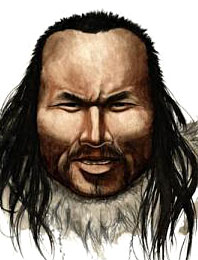 Inuk du peuple Saqqag au Groenland.