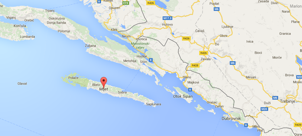 Localistion d'un navire byzantin en Croatie