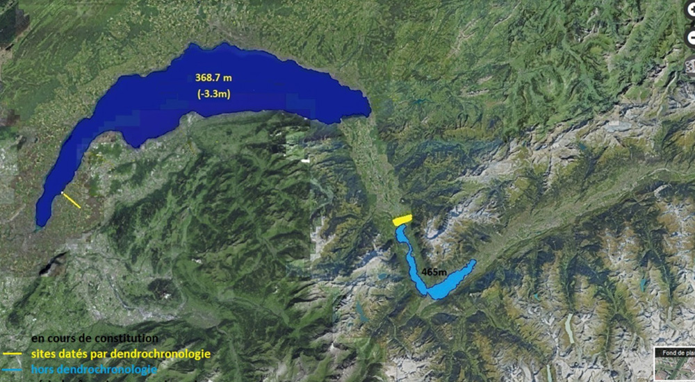 Lac Gioran phase remplissage
