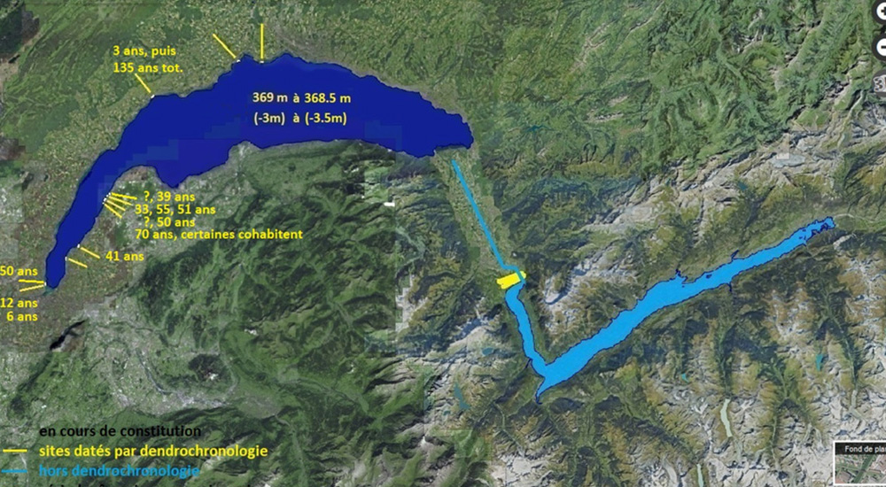 Lac Gioran phase remplissage