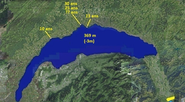 Lac Gioran phase remplissage