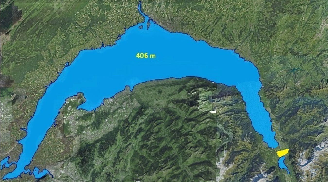 Lac Gioran phase remplissage