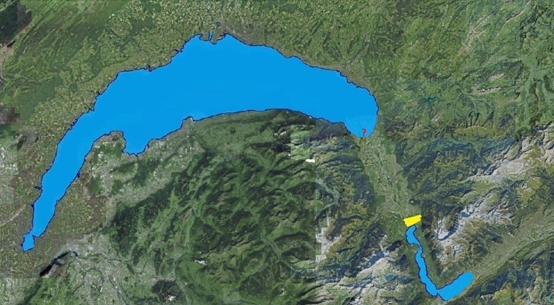 Lac Gioran phase remplissage