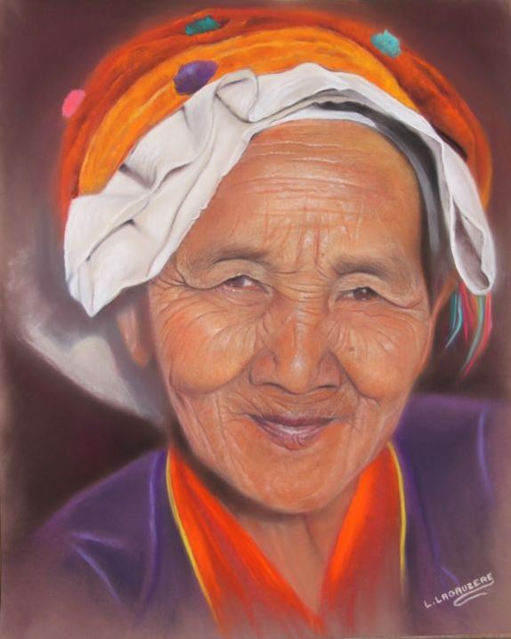 Bienveillance (pastelliste Lysiane Lagauzère)