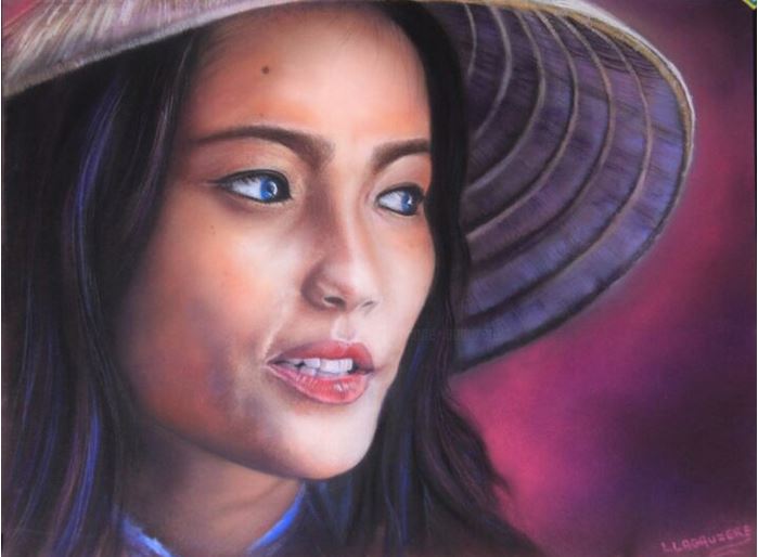 Douceur (pastelliste Lysiane Lagauzère)
