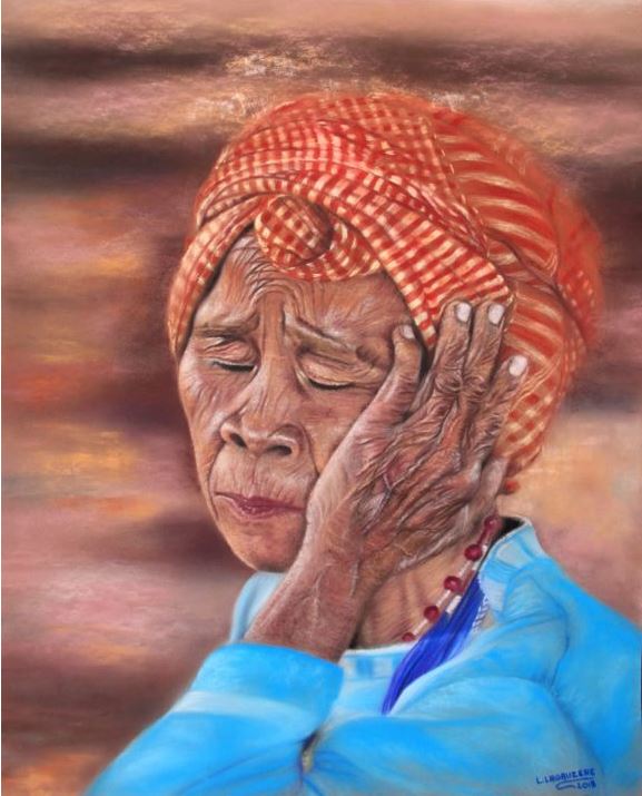 Lassitude (pastelliste Lysiane Lagauzère)