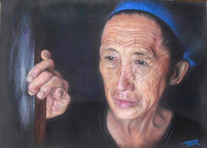 Premières lueurs du jour (pastelliste Lysiane Lagauzère)