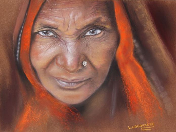 Regard (pastelliste Lysiane Lagauzère)