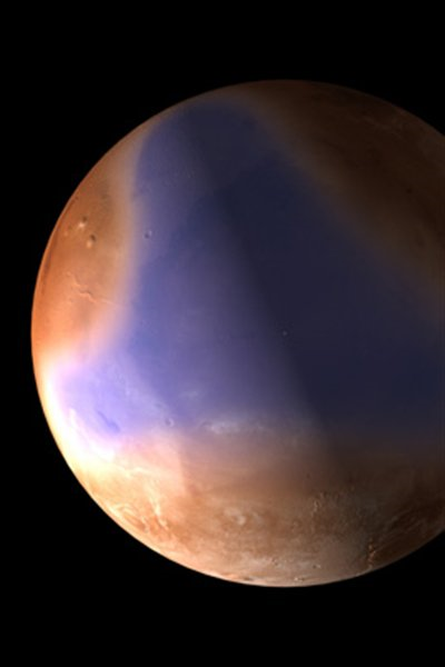 Planète Mars en eau