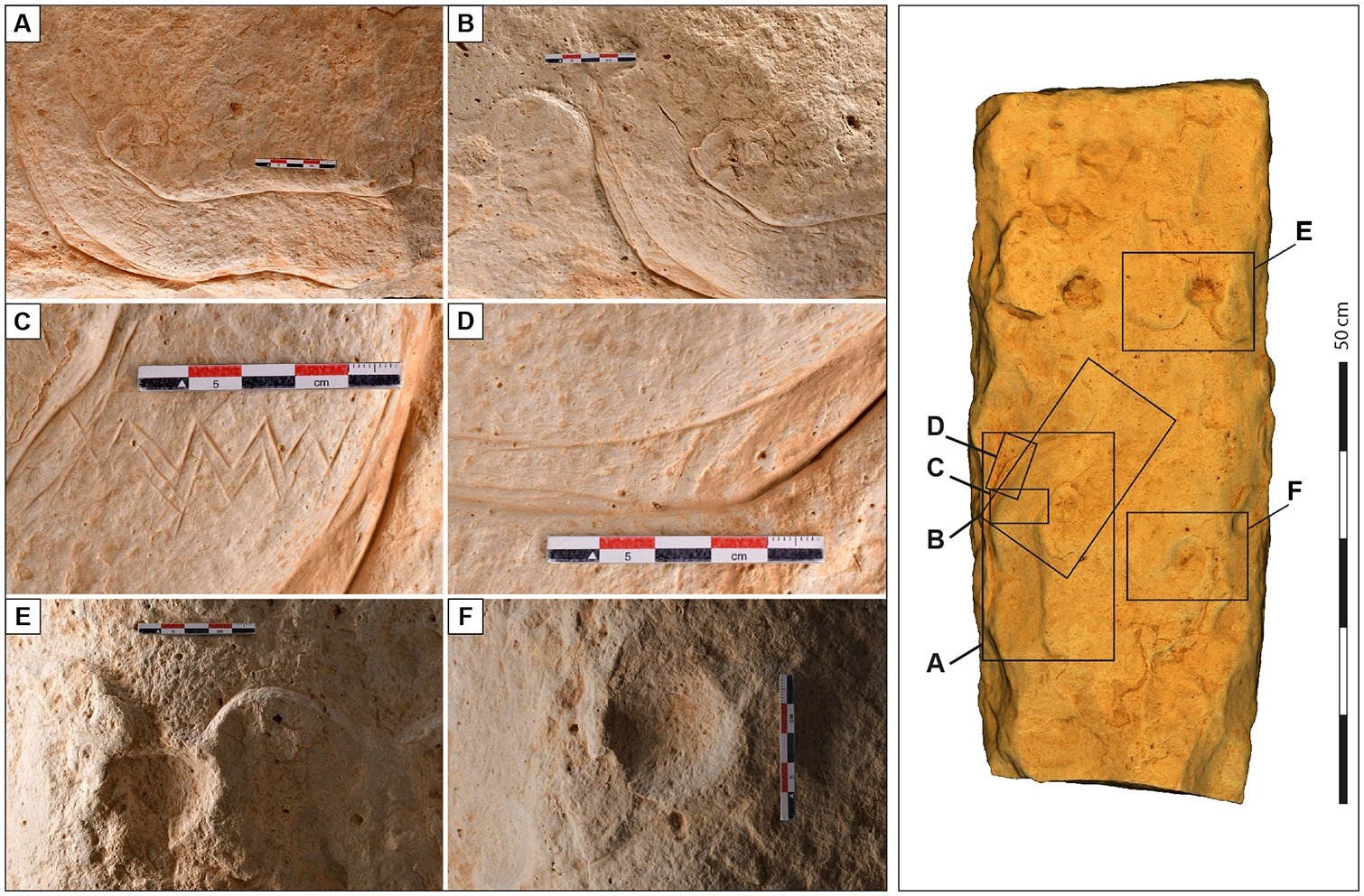 Plans cerfs-volants néolithiques en Jordanie.
