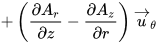 Rotationnel d'une fonction vectoriel en coordonnées cylindriques Theta