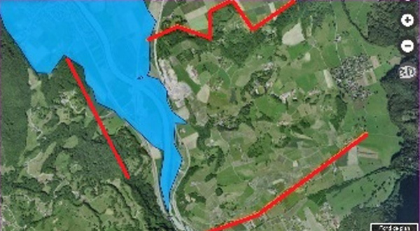 Lac Gioran phase remplissage