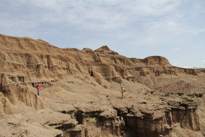 Site de Lomekwi sur la rive occidentale du lac Turkana au Kenya.