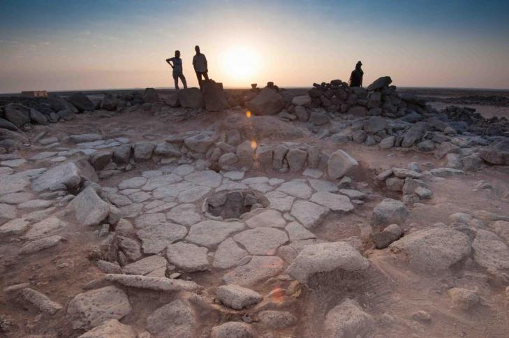 Site natoufien à Shubayqa en Jordanie, il y a 15 000 ans.