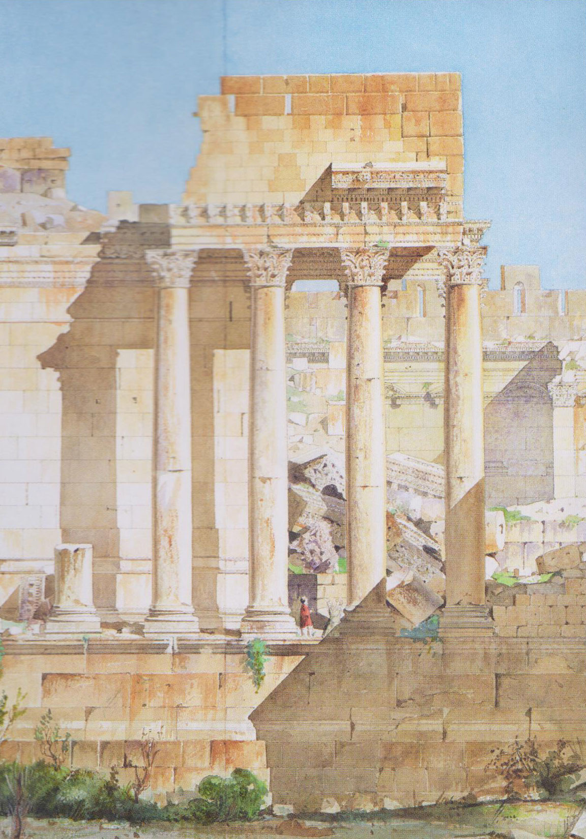 Temple d'Hélipolis à Baalbek au Liban
