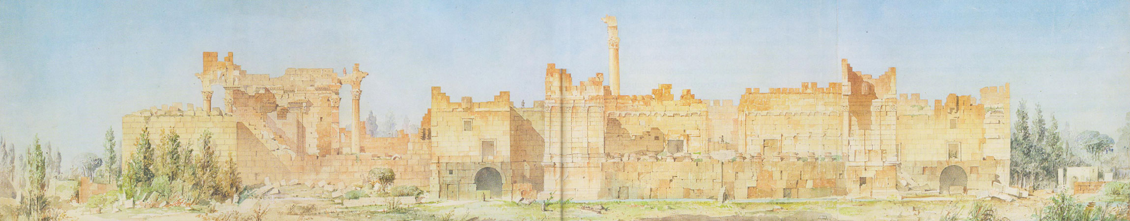 Temple d'Hélipolis à Baalbek au Liban