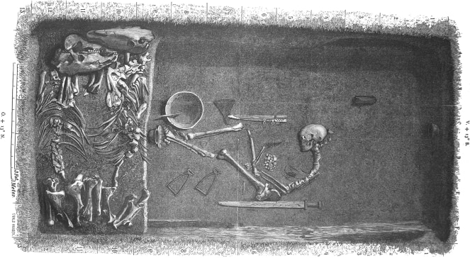 Tombe d'une guerrière viking