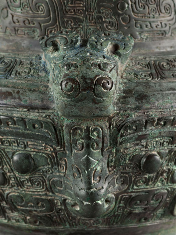 Vase zun en bronze.